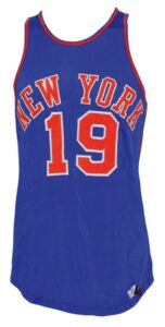 Early 1960s Donnie Butcher New York Knicks Game-Used Road Jersey