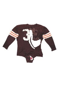 Early 1960’s Jim Brown Cleveland Browns Game-Used Tear Away Home Jersey