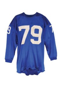 Early 1960s Roosevelt Brown New York Giants Game-Used Durene Home Jersey