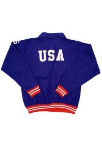 Early 1960s USA Olympic Men’s Basketball Worn Fleece Jacket