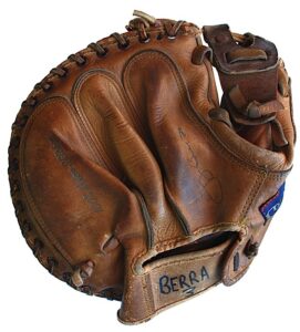 Early 1960s Yogi Berra NY Yankees Game-Used & Autographed Mitt