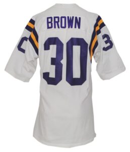 Early 1970s Bill Brown Minnesota Vikings Game-Used Road Jersey