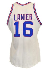 Early 1970s Bob Lanier Detroit Pistons Game-Used Home Jersey