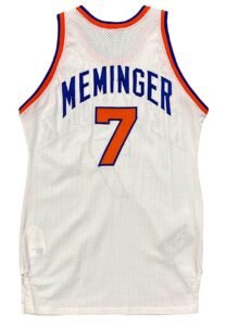 Early 1970s Dean “The Dream” Meminger NY Knicks Game-Used Home Jersey