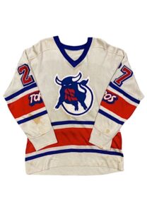 Early 1970s Frank Mahovlich Toronto Toros WHA Durene Jersey