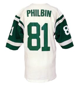 Early 1970s Jerry Philbin New York Jets Game-Used Road Jersey