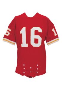 Early 1970’s Len Dawson Kansas City Chiefs Team-Issued Home Jersey