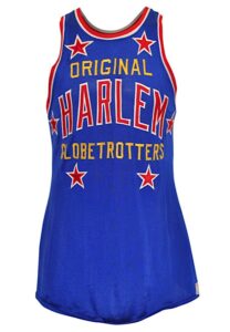 Early 1970s Meadowlark Lemon Harlem Globetrotters Game-Used Durene Uniform