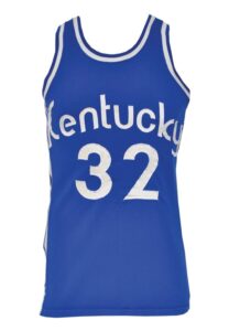 Early 1970’s Mike Gale Kentucky Colonels ABA Game-Used Road Uniform