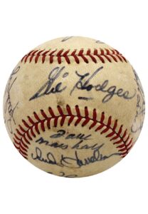 Early 1970s NY Mets Team-Signed ONL Baseball