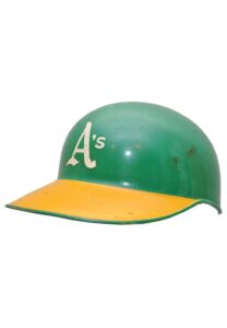 Early 1970s Oakland A’s Game-Used Batting Helmet