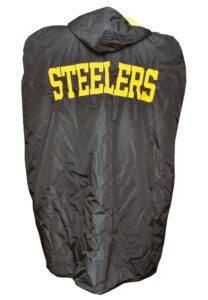 Early 1970s Pittsburgh Steelers Cold Weather Sideline Cape Attributed to Mike Webster