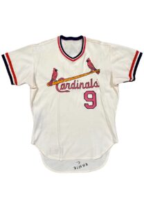 Early 1970s St. Louis Cardinals Minor League Game-Used Home Jersey #9