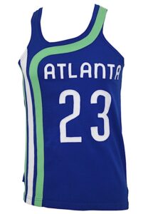 Early 1970s “Sweet Lou” Lou Hudson Atlanta Hawks Game-Used Jersey