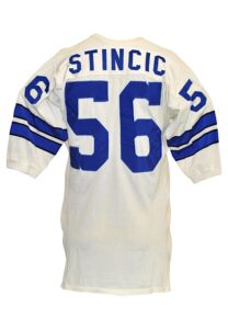 Early 1970s Tom Stincic Dallas Cowboys Game-Used Home Durene Jersey