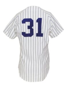 Early 1979 Ed Figueroa NY Yankees Game-Used & Autographed Home Jersey