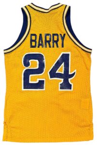 Early 1980 Rick Barry Golden State Warriors Post Career Team-Issued Jersey