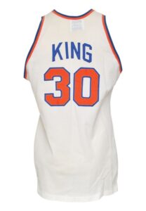 Early 1980s Bernard King New York Knicks Game-Used Home Jersey