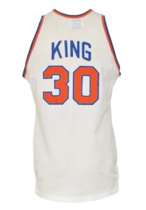 Early 1980’s Bernard King New York Knicks Game-Used Home Jersey