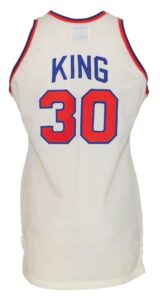 Early 1980’s Bernard King NY Knicks Game-Used & Autographed Home Jersey