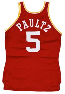 Early 1980s Billy Paultz Houston Rockets Game-Used Jersey