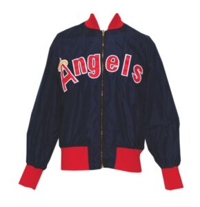 Early 1980s California Angels Worn Dugout Jacket Attributed to Rod Carew