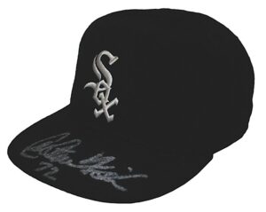 Early 1980s Carlton Fisk Chicago White Sox Game-Used & Autographed Cap