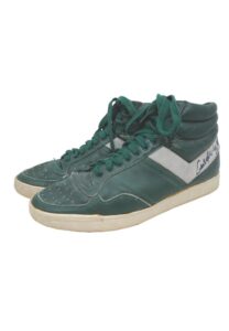 Early 1980s Cedric Maxwell Boston Celtics Game-Used & Autographed Sneakers