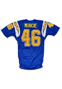 Early 1980s Chuck Muncie San Diego Chargers Game-Used Jersey