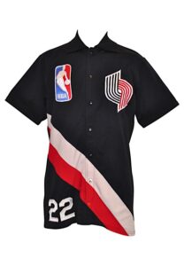 Early 1980s Clyde Drexler Portland Trail Blazers Player-Worn Warm-Up Suit