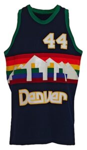 Early 1980s Dan Issel Denver Nuggets Game-Used Road Uniform