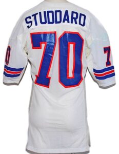 Early 1980s Dave Studdard Denver Broncos Game-Used & Autographed Road Jersey