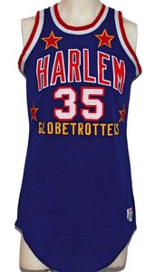 Early 1980’s Geese Ausbie Harlem Globetrotters Game-Used Road Jersey