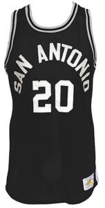 Early 1980s Gene Banks San Antonio Spurs Game-Used Road Uniform