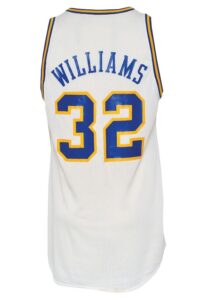 Early 1980’s Herb Williams Indiana Pacers Game-Used & Autographed Home Uniform (2)(JSA)