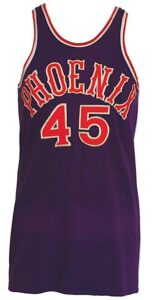 Early 1980s Jeff Cook Phoenix Suns Game-Used Road Uniform