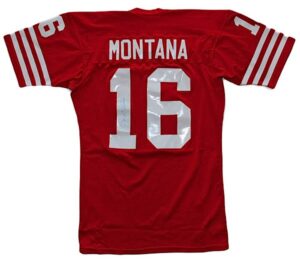 Early 1980s Joe Montana San Francisco 49ers Game-Used & Autographed Home Jersey