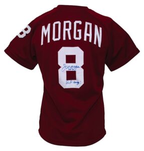 Early 1980s Joe Morgan Philadelphia Phillies Batting Practice Worn & Autographed Jersey