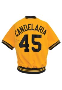 Early 1980s John Candelaria Pittsburgh Pirates Player-Worn & Autographed Warm-Up