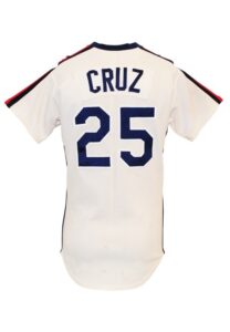 Early 1980s José Cruz Houston Astros Game-Used Home Jersey