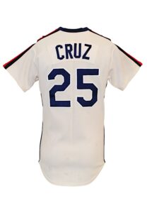 Early 1980s José Cruz Houston Astros Game-Used Home Jersey