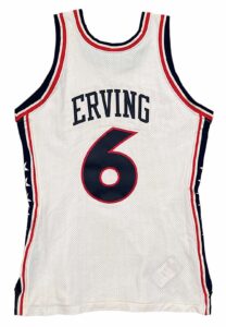 Early 1980s Julius Erving Philadelphia 76ers Salesman Sample Jersey