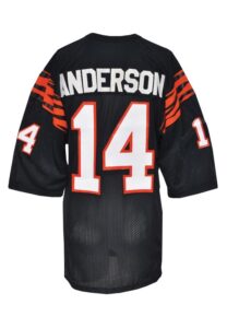 Early 1980s Ken Anderson Cincinnati Bengals Game-Used Home Jersey