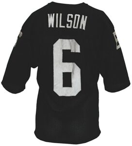 Early 1980s Marc Wilson Oakland Raiders Game-Used Home Jersey