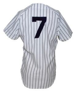 Early 1980’s Mickey Mantle New York Yankees Worn Old-Timers Game Jersey