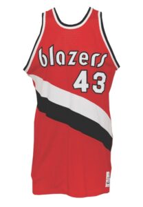 Early 1980s Mychal Thompson Portland Trailblazers Game-Used Road Jersey