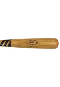 Early 1980s Pete Rose Game-Used & Autographed Mizuno Bat Gifted To Teammate Al Holland