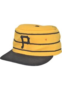 Early 1980s Pittsburgh Pirates Team-Issued Pillbox Cap Autographed By Willie Stargell