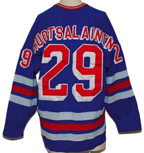 Early 1980s Reijo Ruotsalainen NY Rangers Game-Used Road Jersey