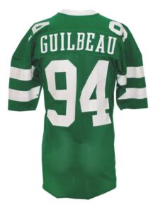 Early 1980’s Rusty Guilbeau NY Jets Game-Issued Home Jersey